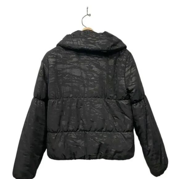 Kenneth Cole NY Womens Puffer Coat Jacket Gorpcore Outdoors Warm Sm Black Zipper - Picture 4 of 9